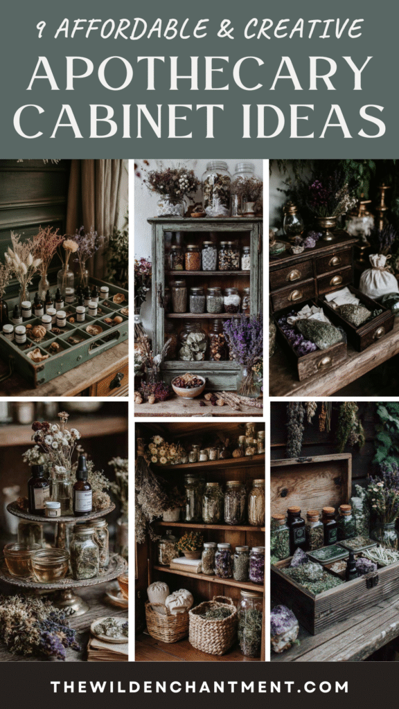 apothecary-cabinet-ideas Affordable and creative apothecary cabinet ideas with jars, herbs, and vintage decor for a rustic home touch.