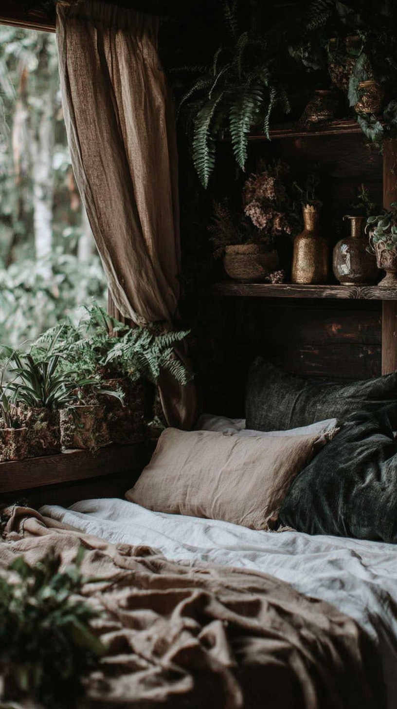 Image showcasing 8 Affordable Witchy Bedroom Ideas Inspired by The Forest - Wild Enchantment