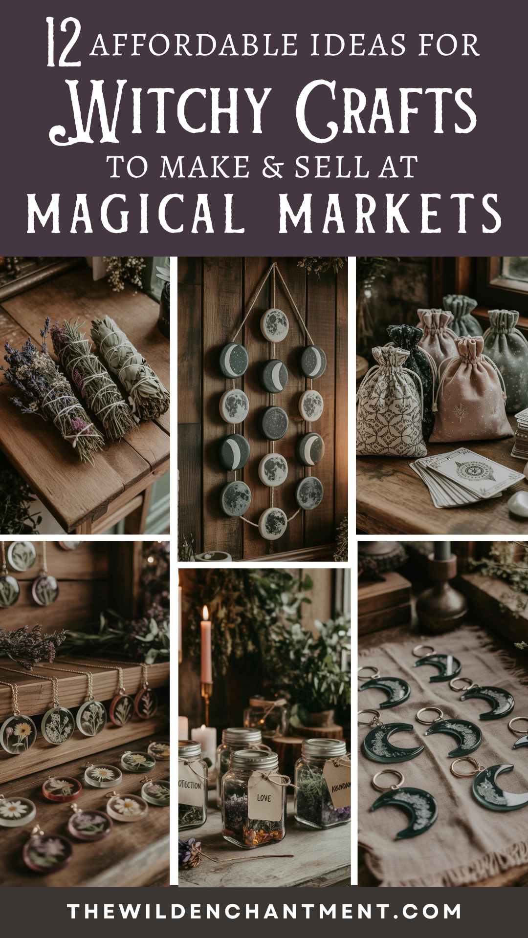 12 Easy and Affordable Witchy Crafts to Sell At Magical Markets - Wild ...