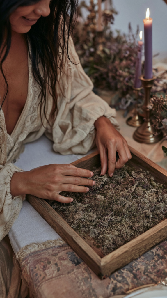 fall-centerpiece-moss-tray